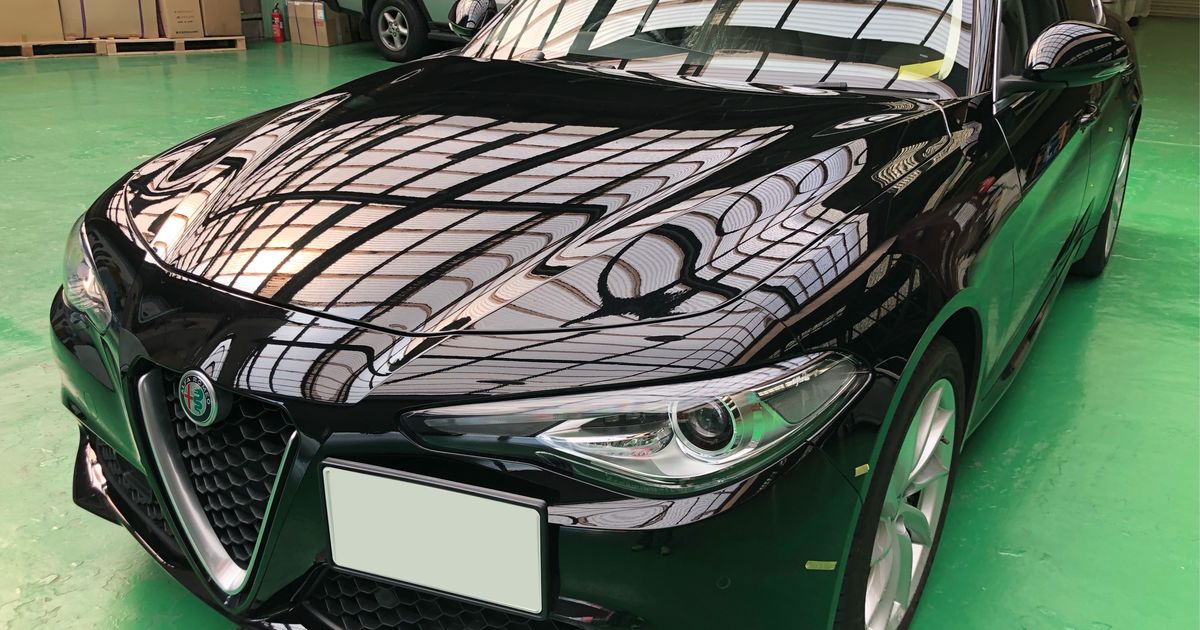 走行中にぶつけてしまい 縁石に乗り上げた アルフアロメオ 東京都品川区